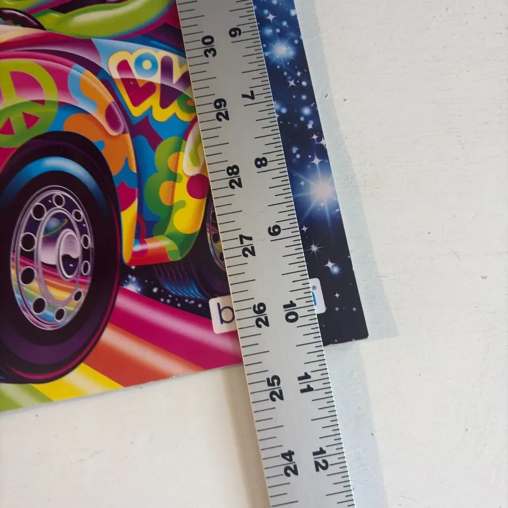 Lisa Frank Giant Color & Activity Book Alien Peace Car 90s Y2K Retro Brand New